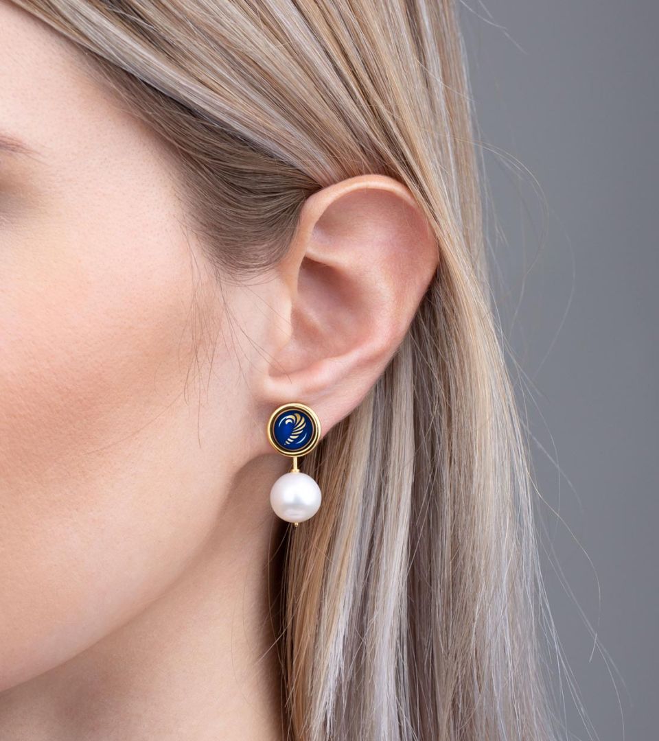 Ocean Drops with Cabochon