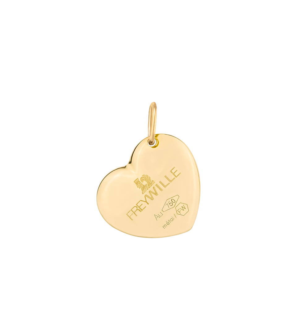 Pendant Heart with Diamonds
