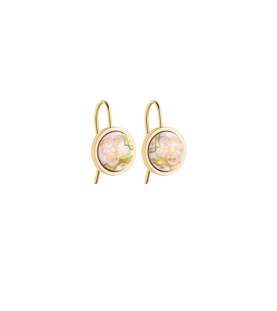 Boucles d''Oreilles Dormeuses Cabochons