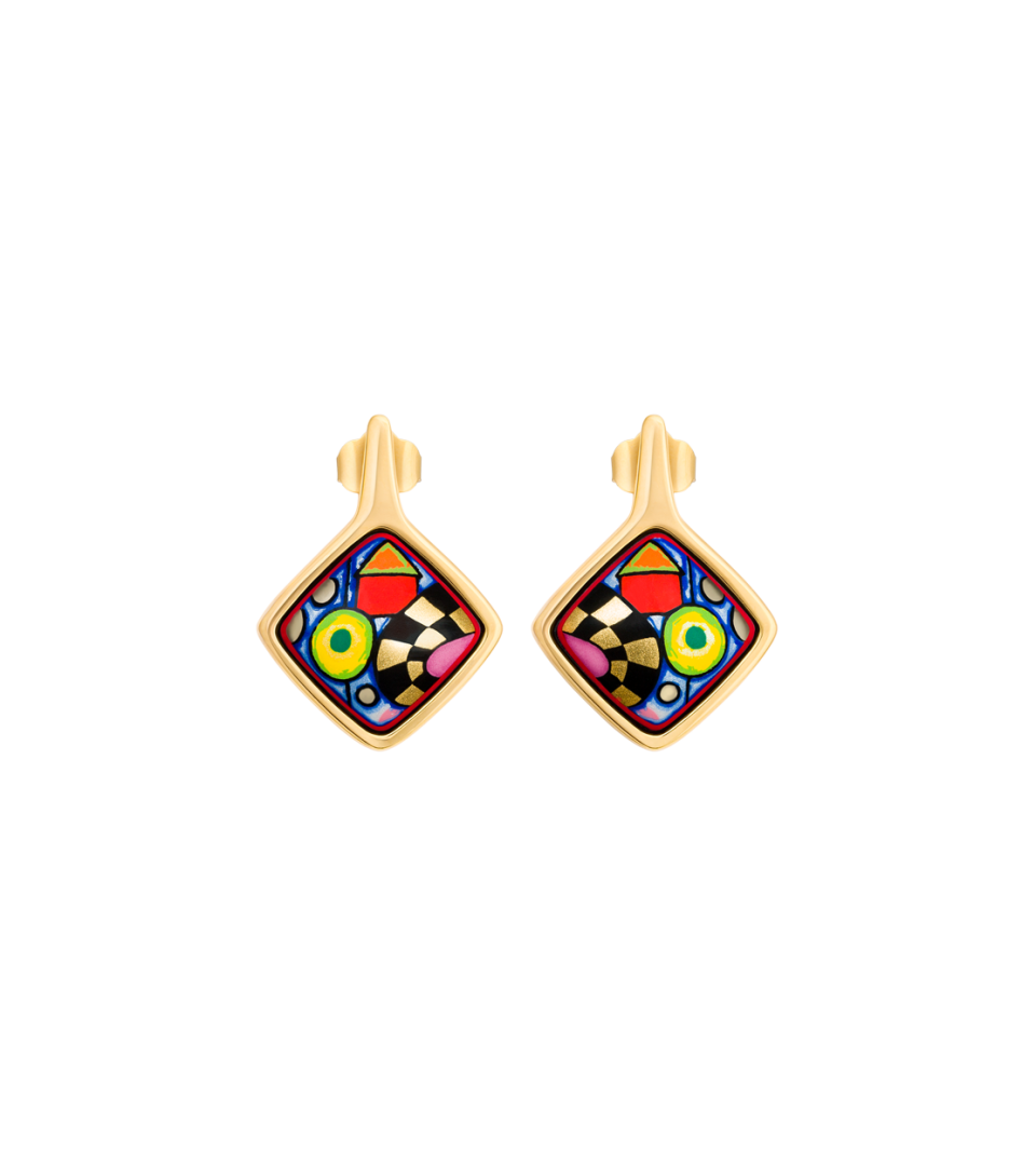 Boucles d''Oreilles Carré