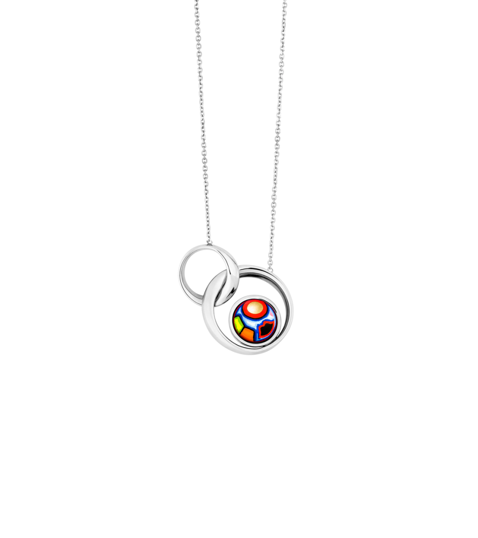 Necklace Little Aurora in white gold