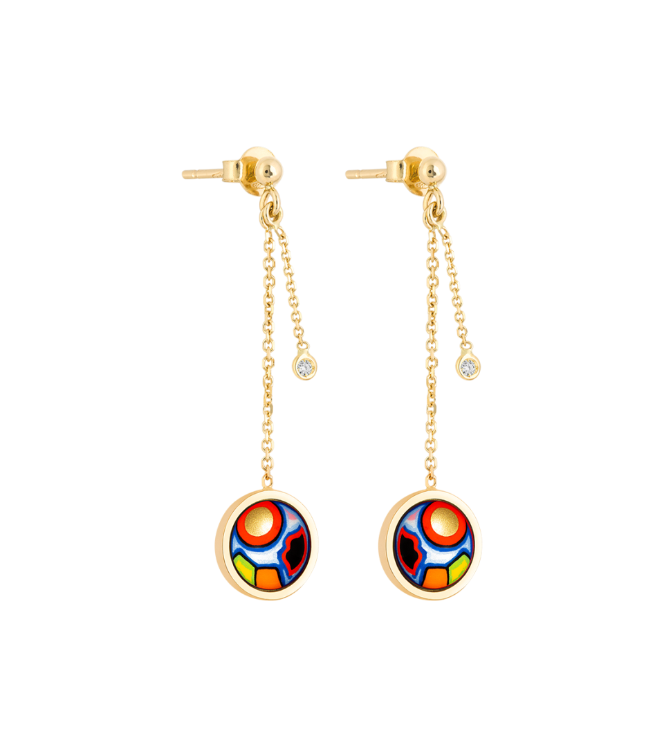Boucles d''oreilles avec puce Désirée