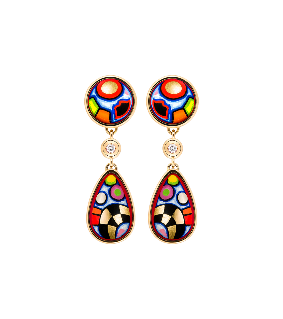 Boucles d''Oreilles Saint Tropez Diamond Drops