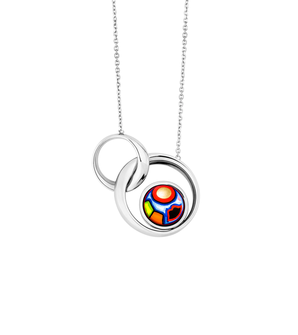 Necklace Little Aurora in white gold
