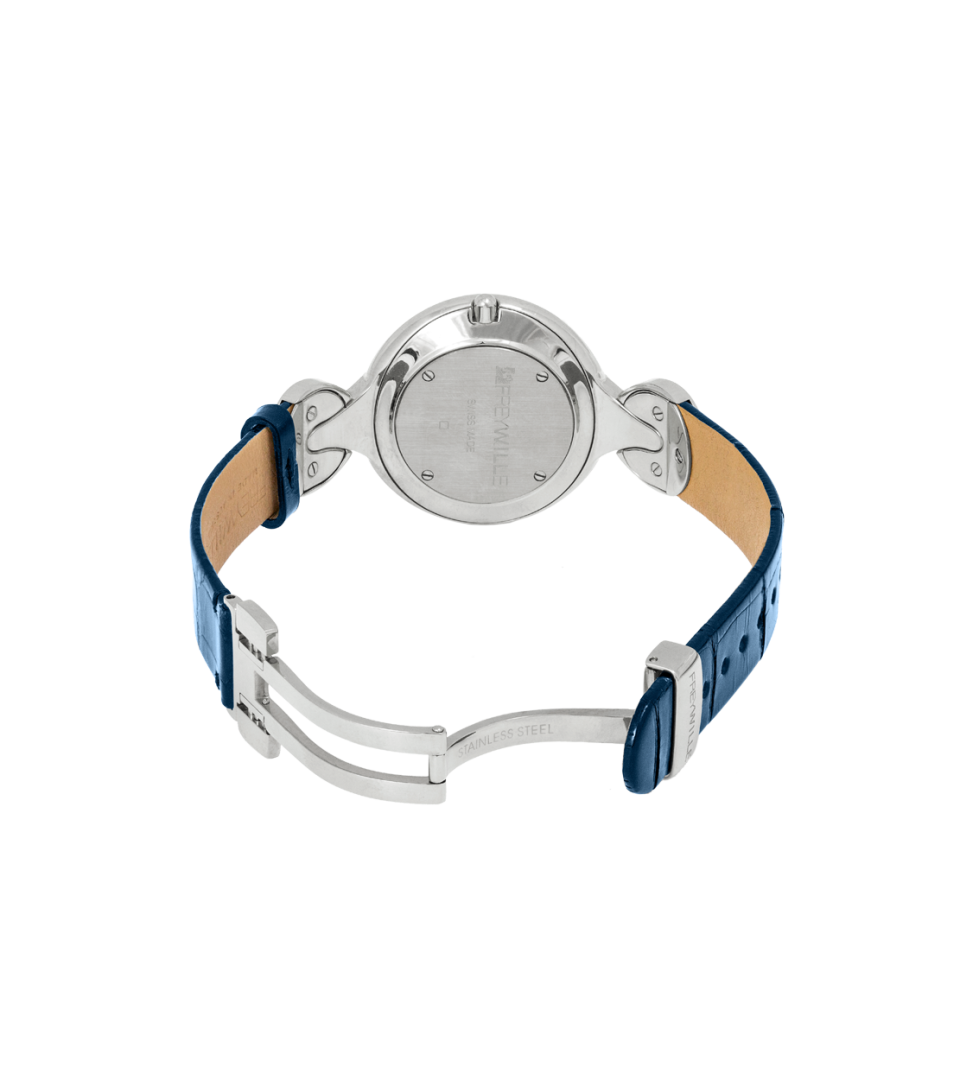 Uhr Helena / Alligator Uhrenband - blau