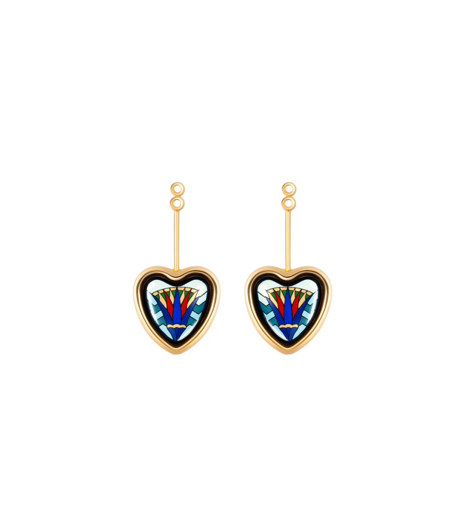 Boucles d’oreilles Corazón avec Minicabochon