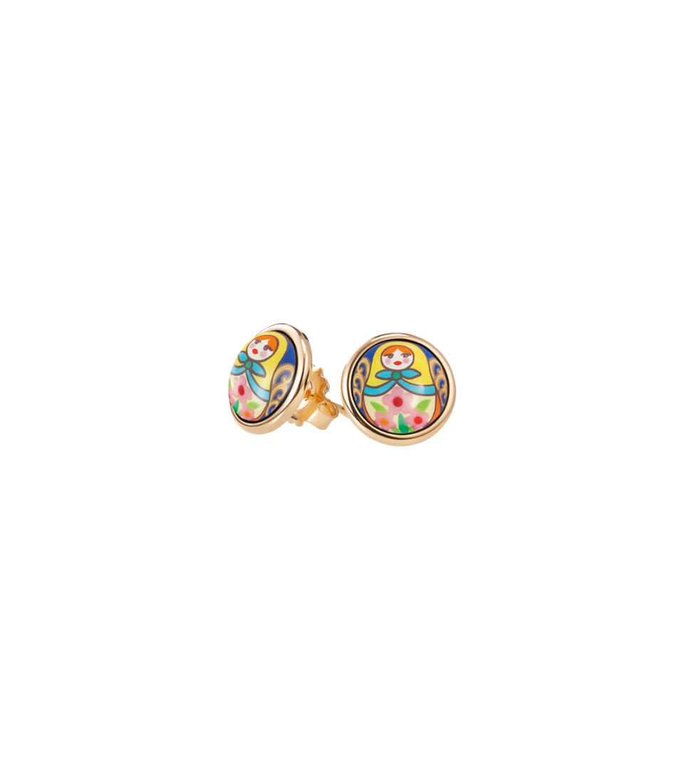 Boucles d''Oreilles Cabochon