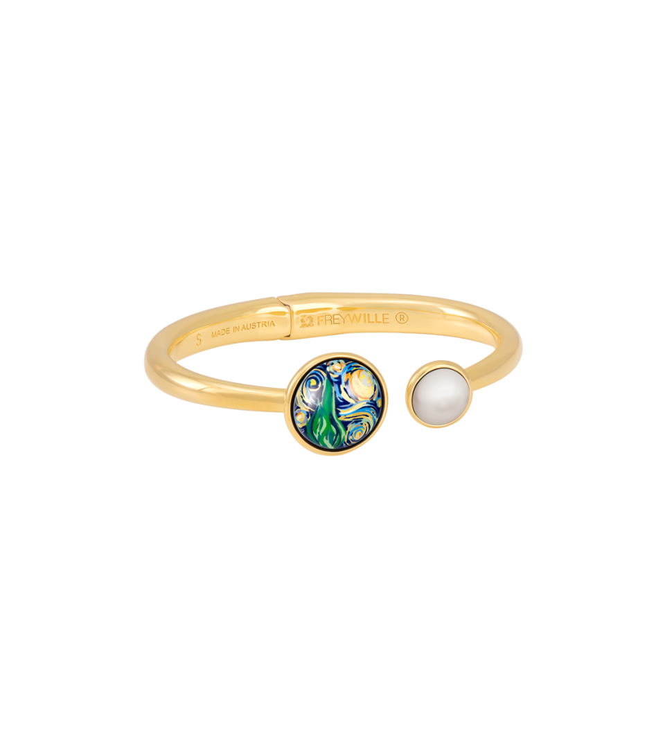 Spring Bracelet with Pearl