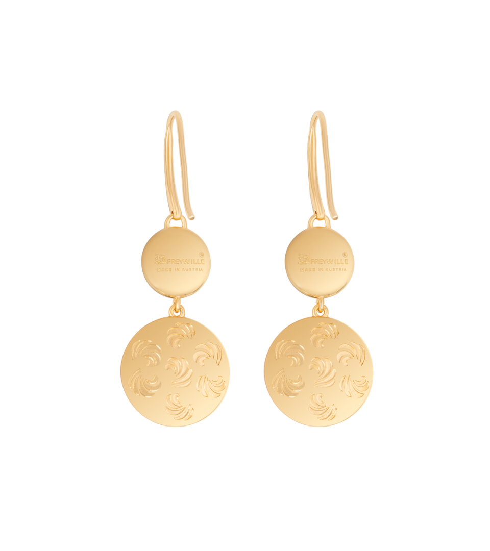 Earrings Tandem with Pearl