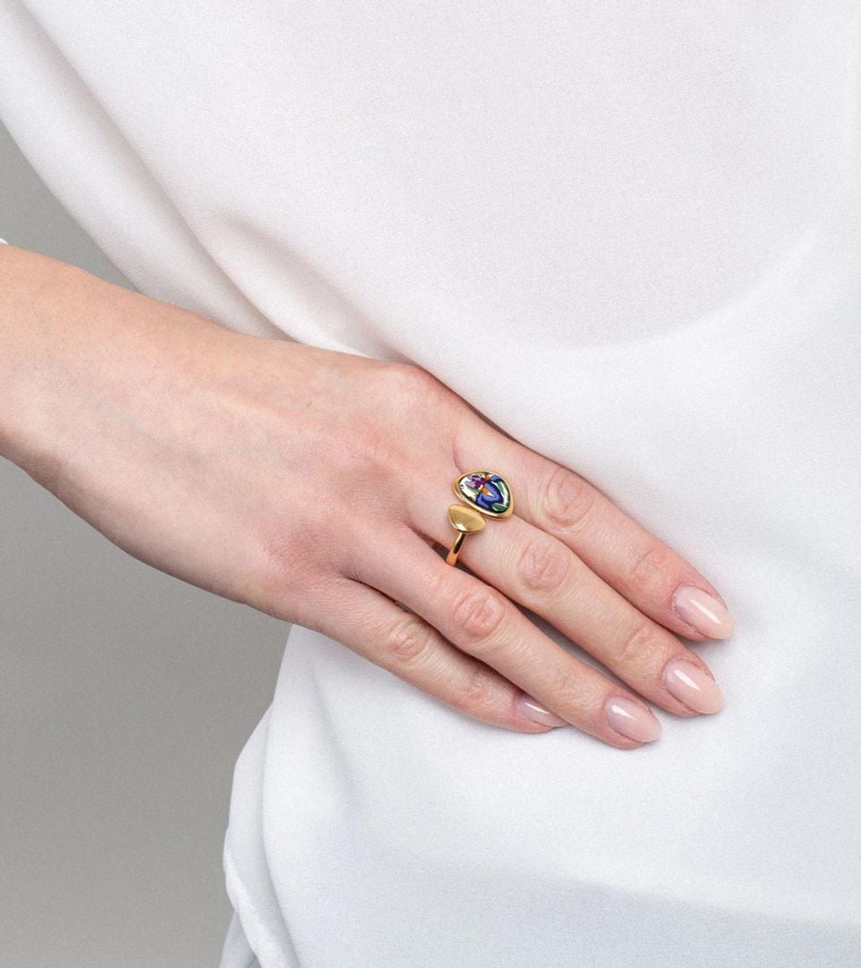 Open Pebble Ring