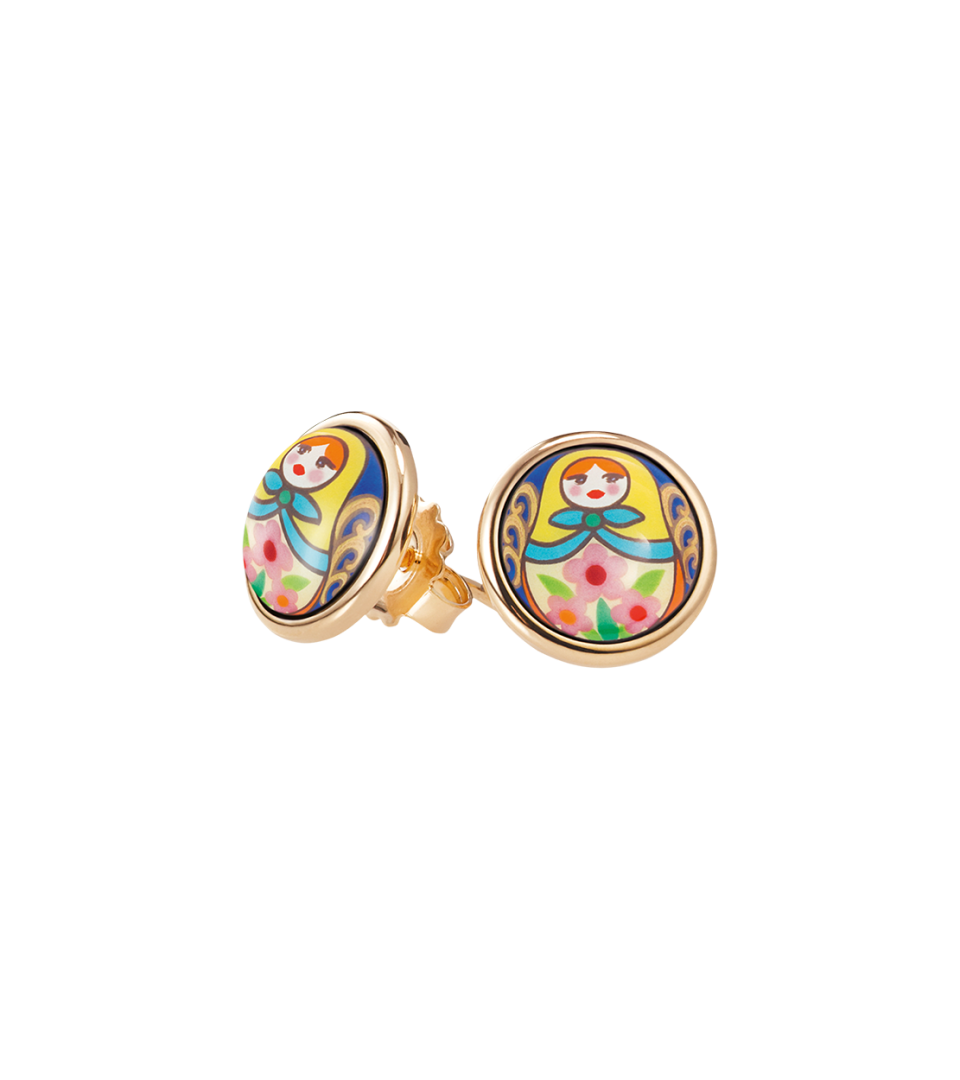 Kolczyki Cabochon