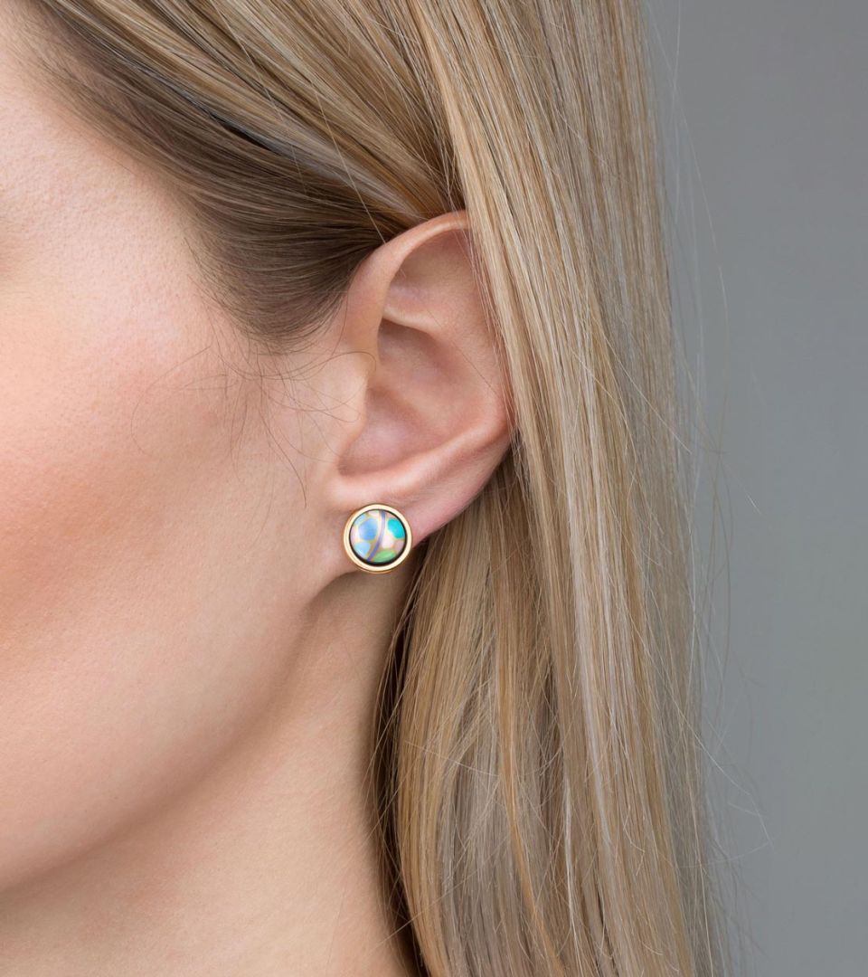 Boucles d''Oreilles Cabochon
