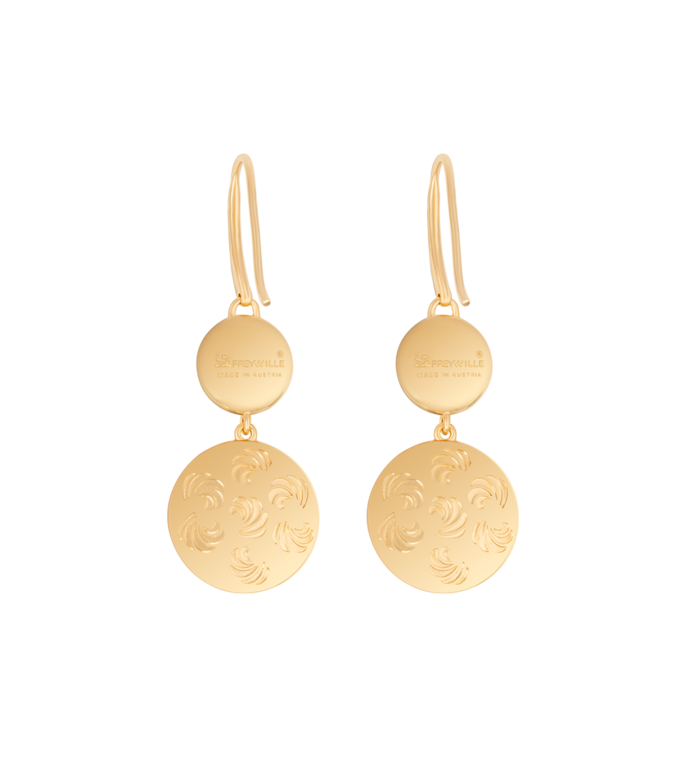 Earrings Tandem with Pearl