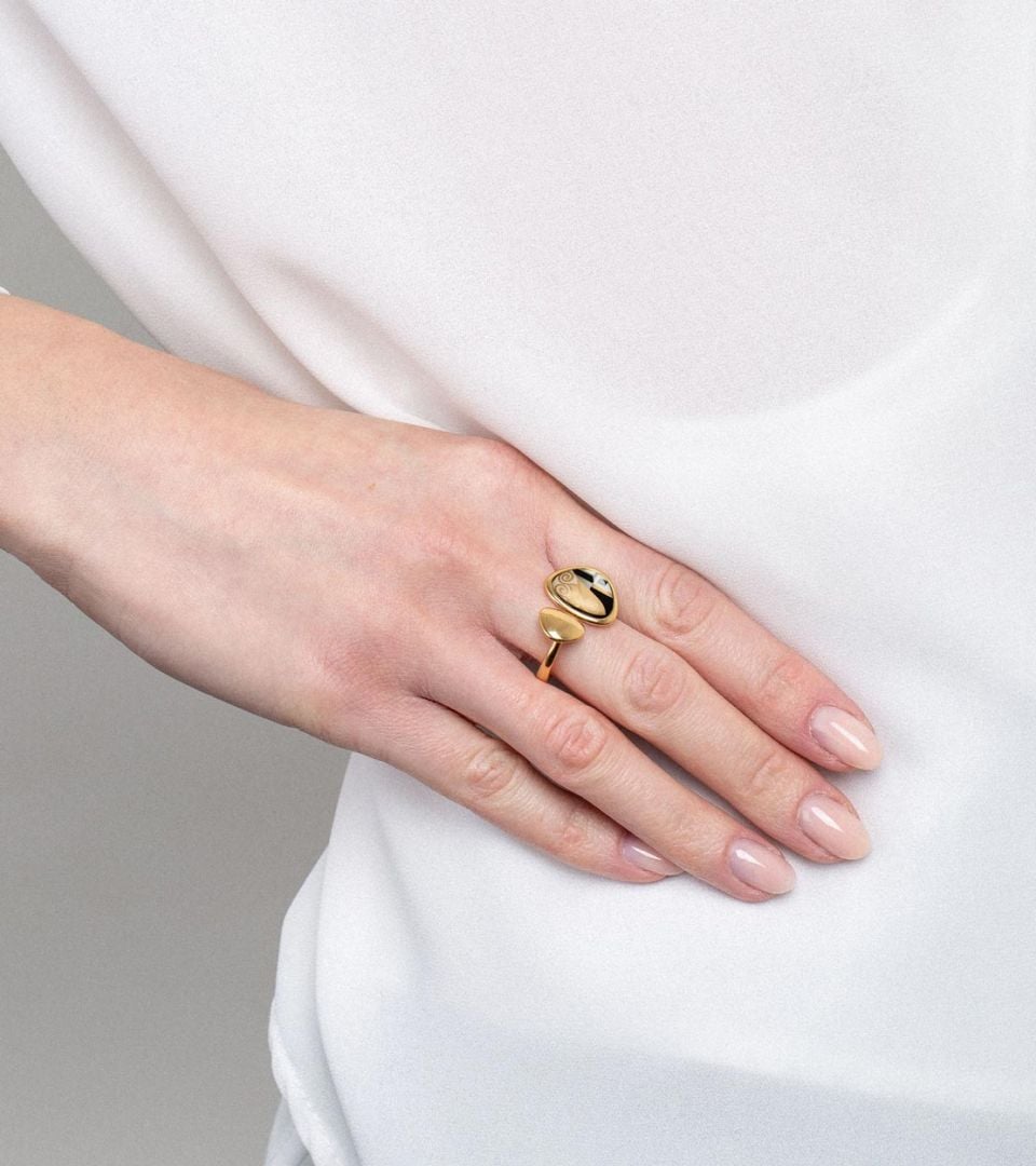 Open Pebble Ring