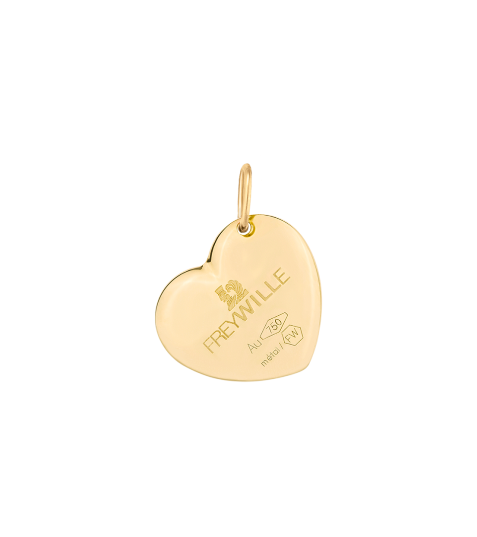 Pendant Heart with Diamonds