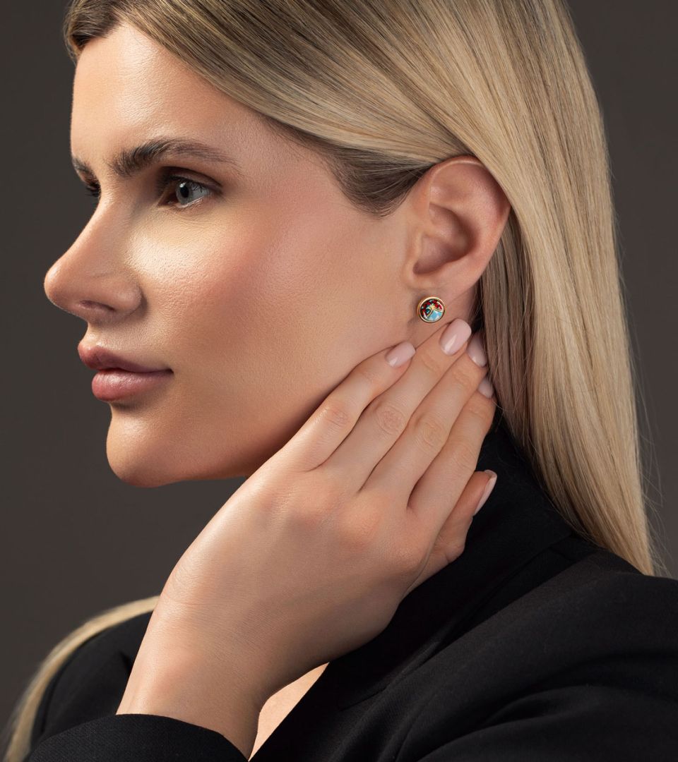 Naušnice Cabochon