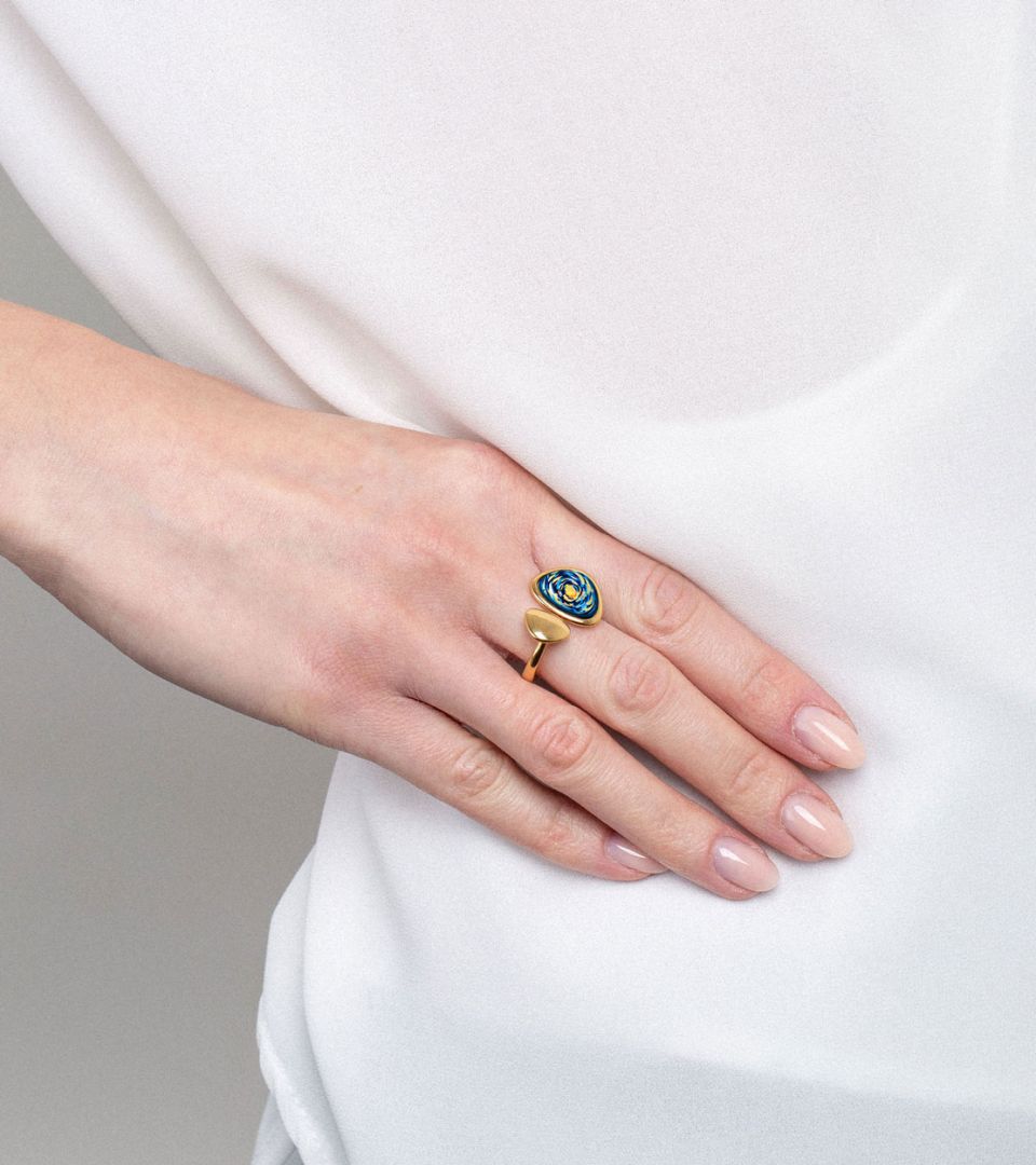 Open Pebble Ring