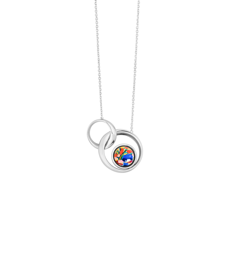 Necklace Little Aurora in white gold