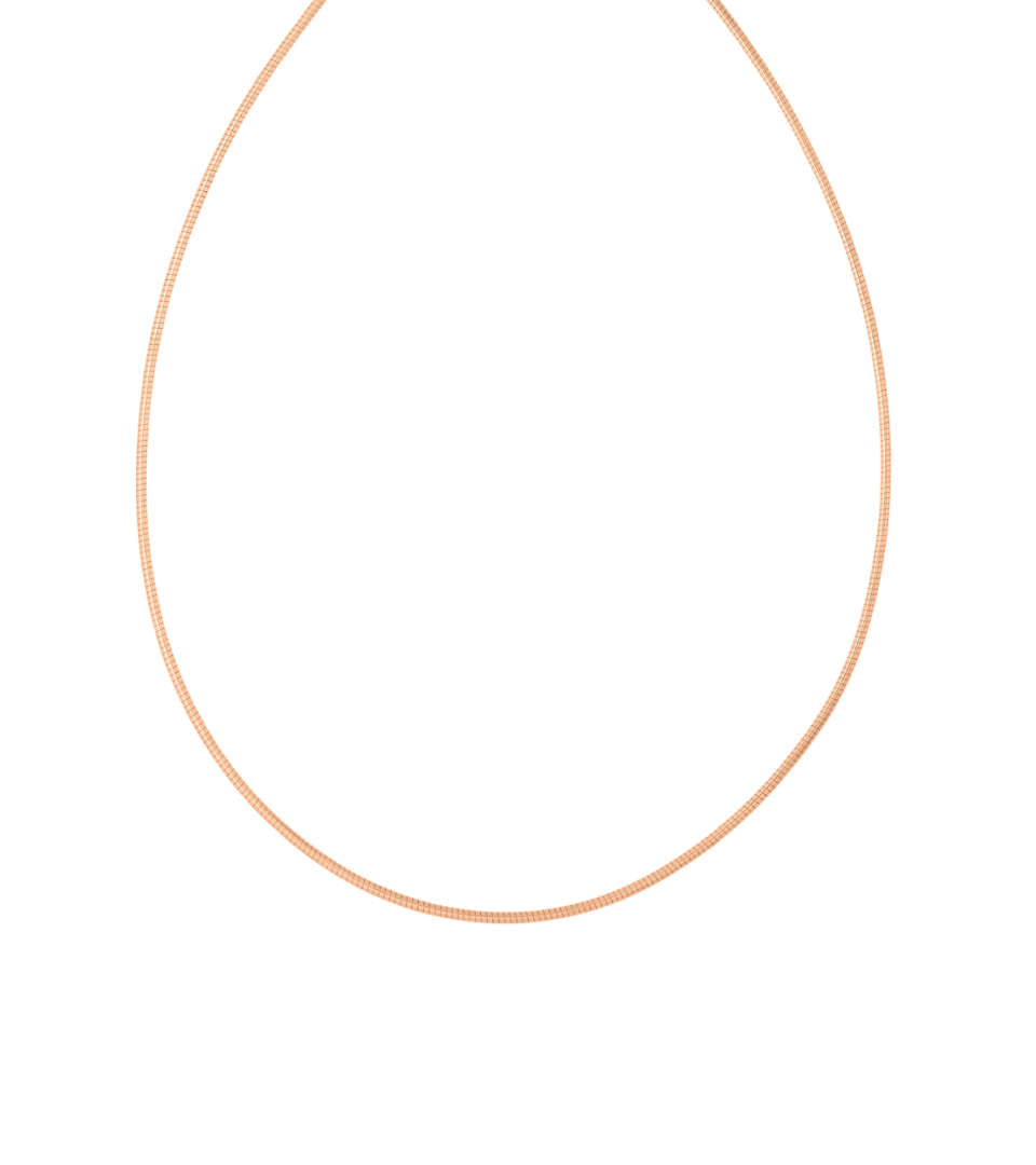 Chaîne Omega en or rose