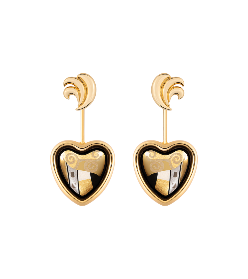 Corazón Earrings with wings