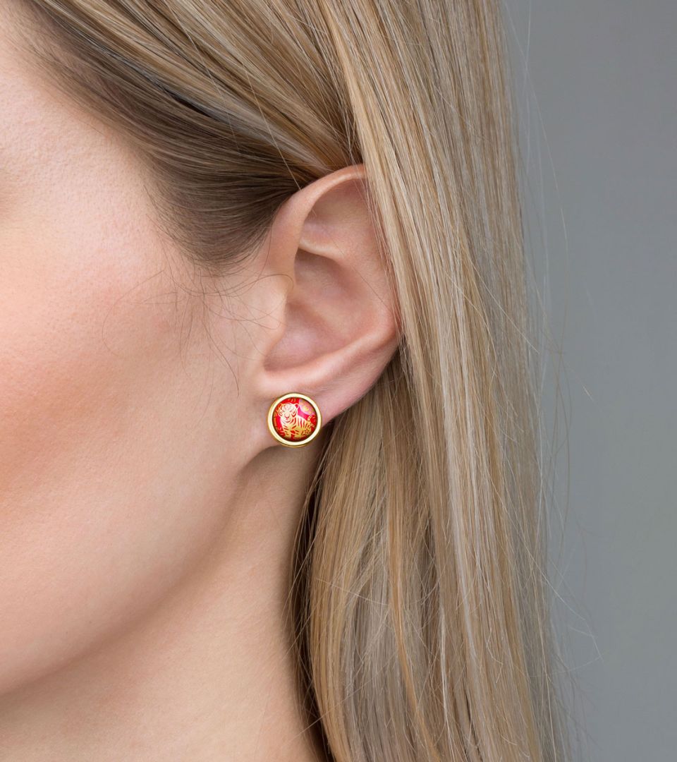 Earrings Cabochon