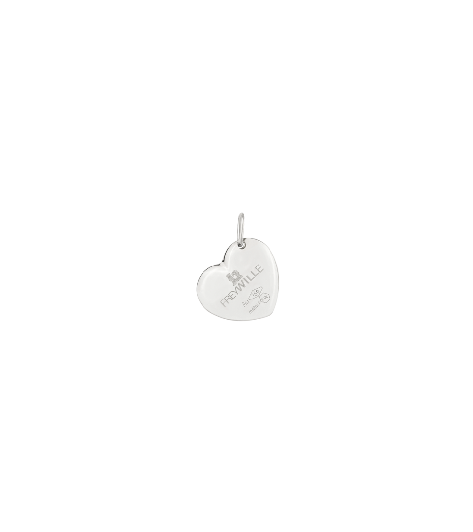 Anhänger Herz mit Diamanten