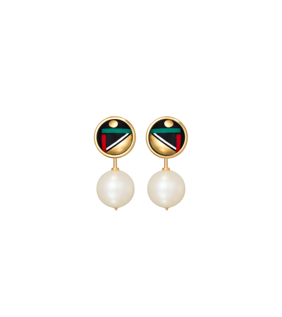 Ocean Drops with Cabochon