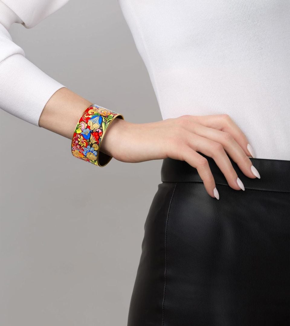 Bordered Bangle Diva
