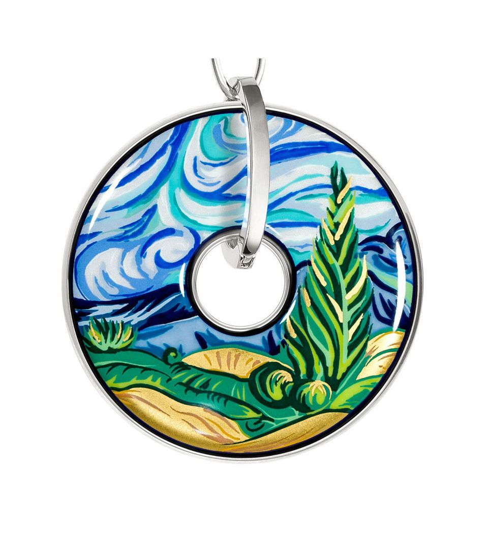 Pendant Luna Piena & Anchor Chain