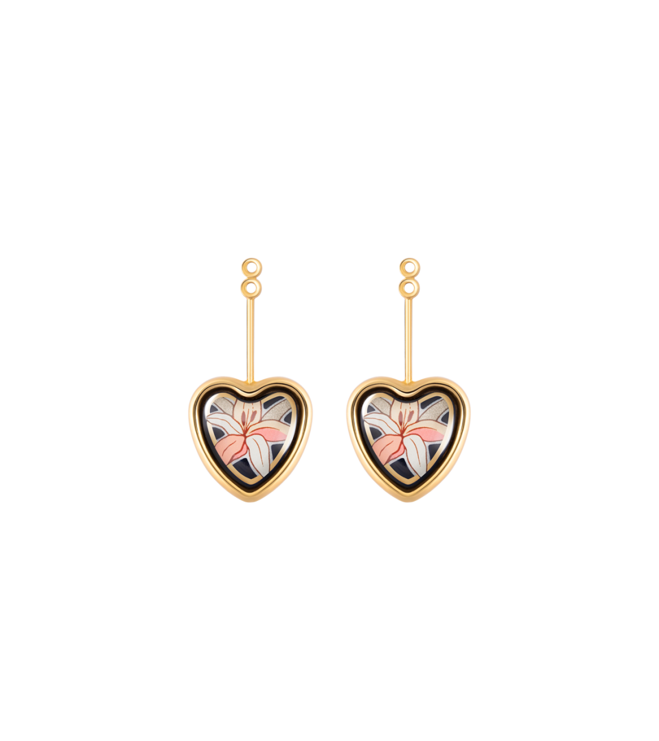 Boucles d’oreilles Corazón avec wings