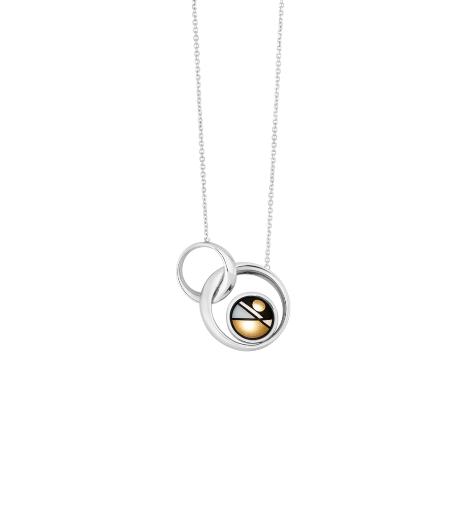Necklace Little Aurora in white gold
