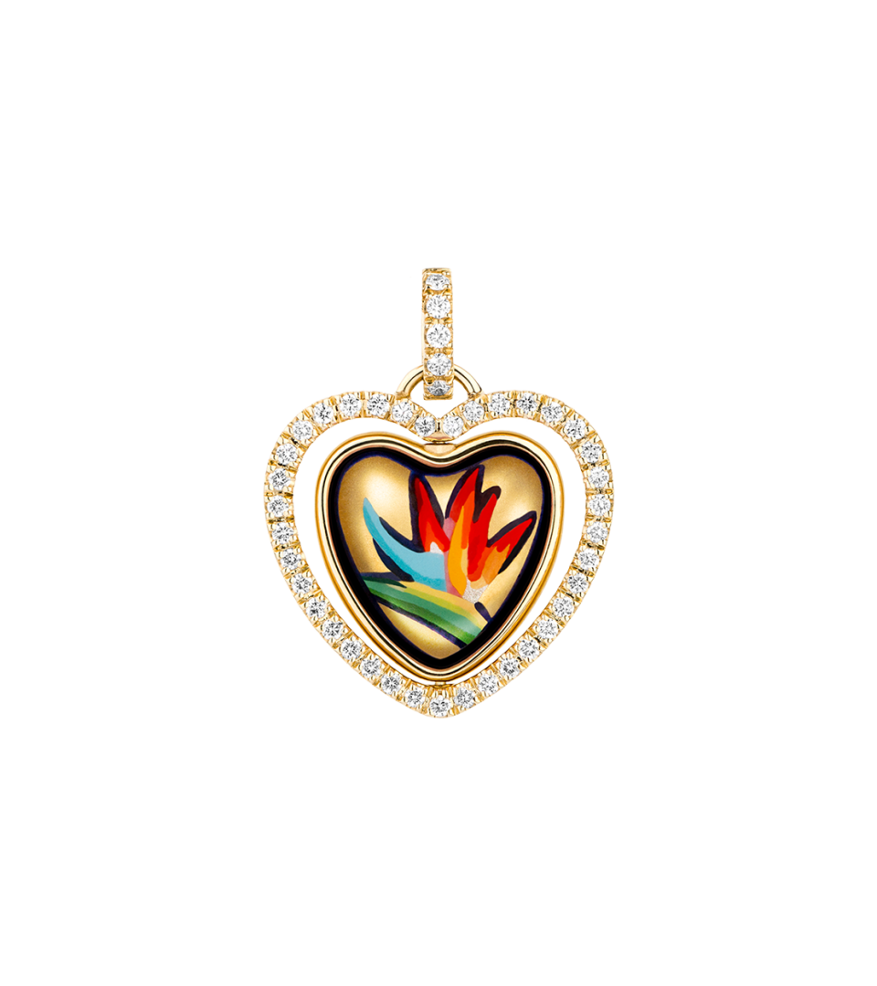 Pendentif Double Sided Heart
