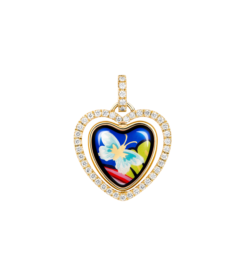 Pendentif Double Sided Heart