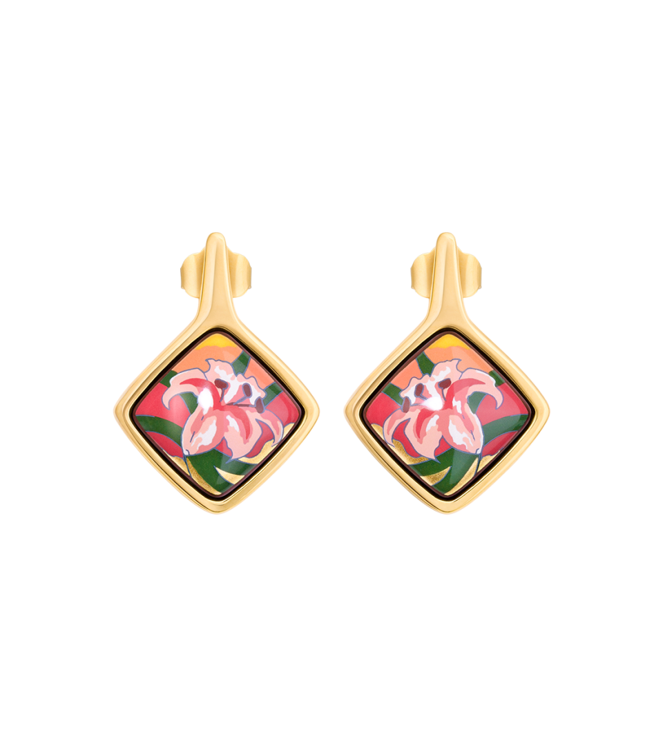 Boucles d''Oreilles Carré