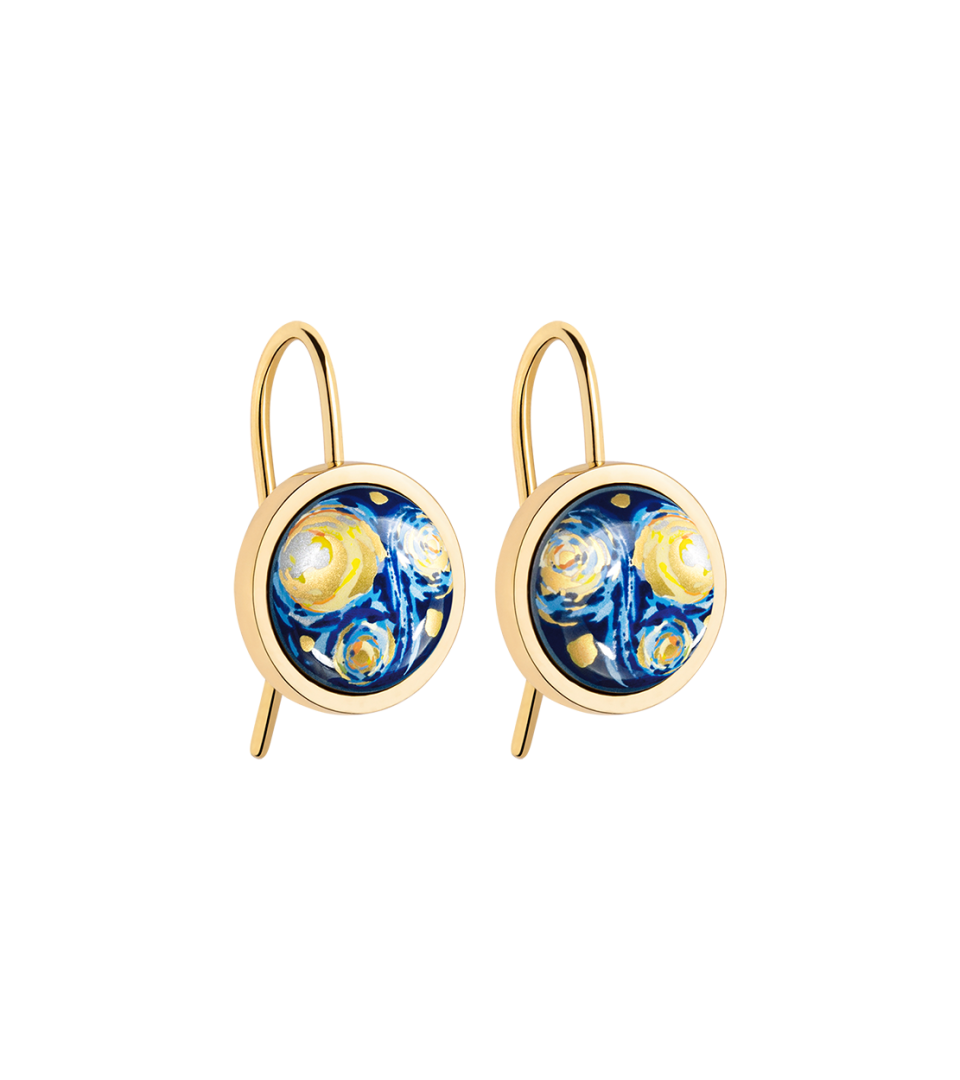 Boucles d''Oreilles Dormeuses Cabochons