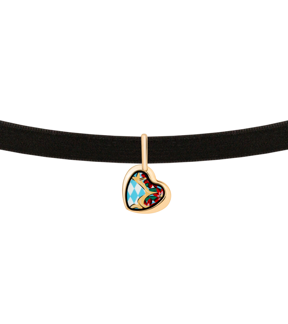 Asymmetric Heart with Choker