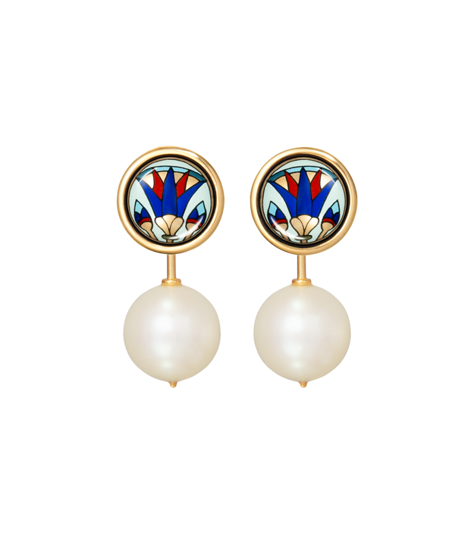 Ocean Drops with Cabochon
