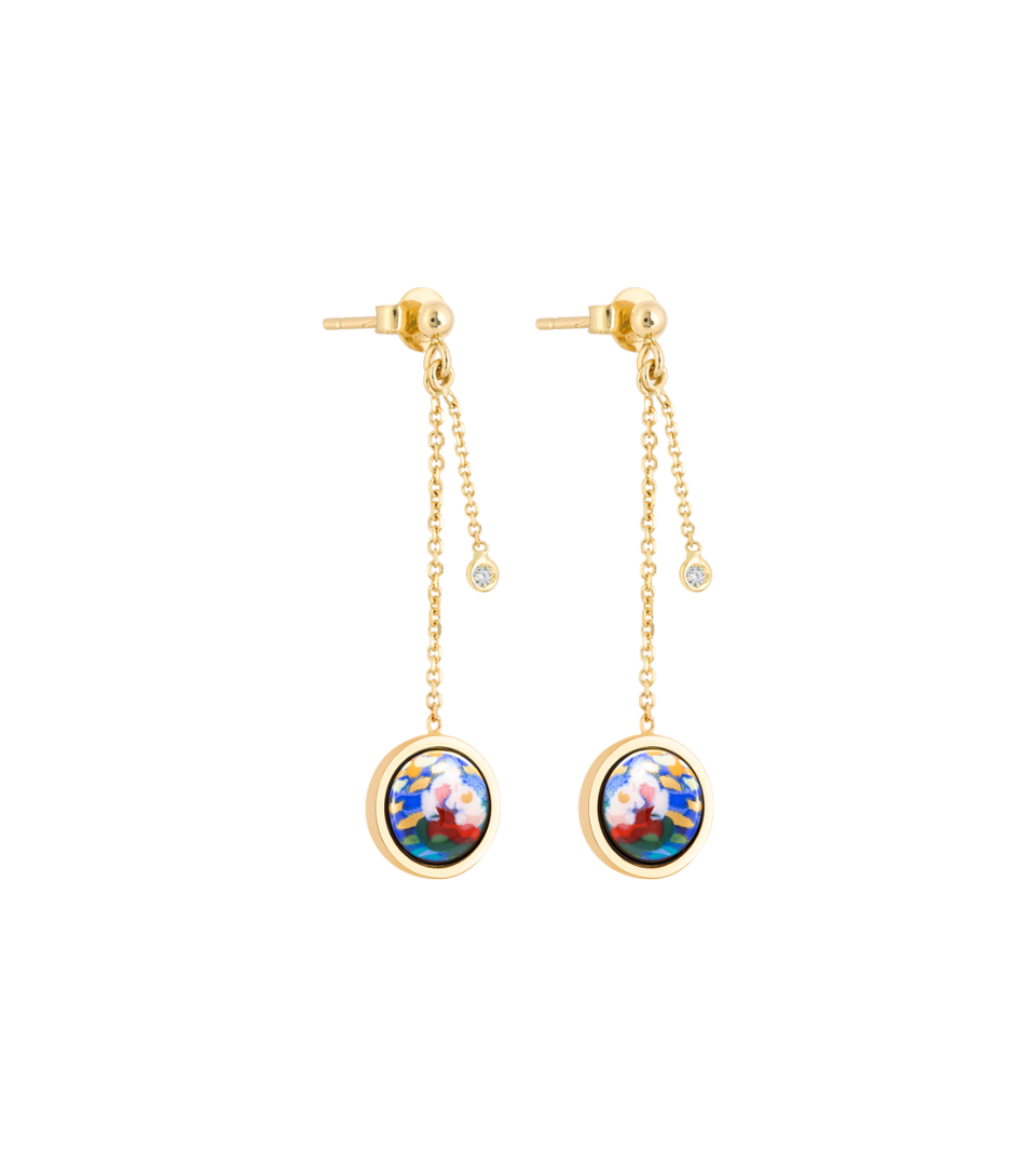 Boucles d''oreilles avec puce Désirée