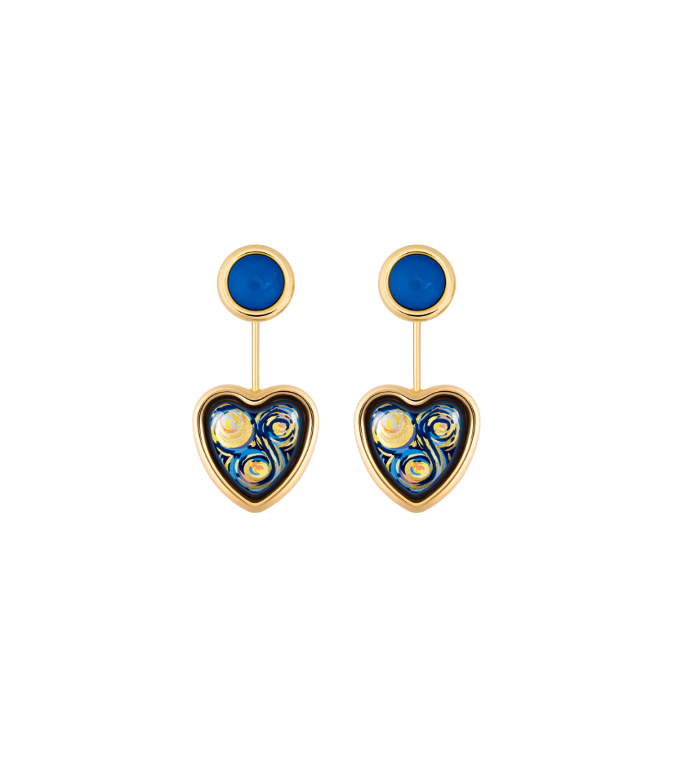 Boucles d’oreilles Corazón avec Minicabochon