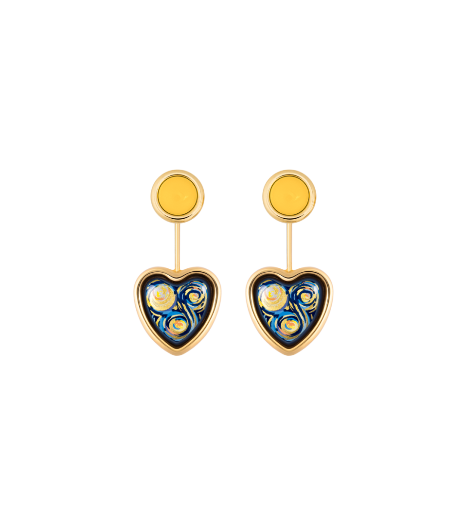 Boucles d’oreilles Corazón avec Minicabochon