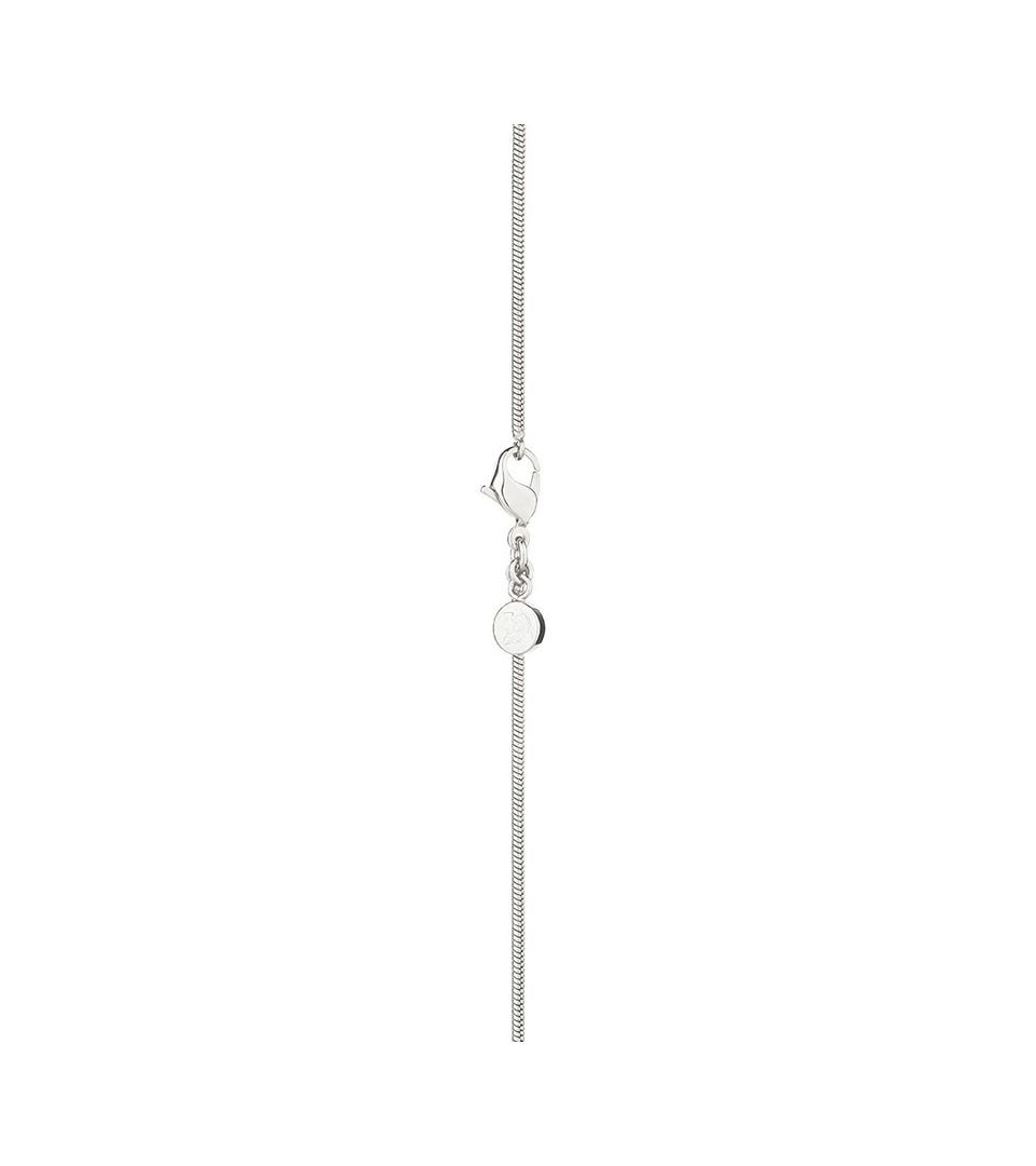 Pendentif Petite Demi Lune & Chaîne Serpentine