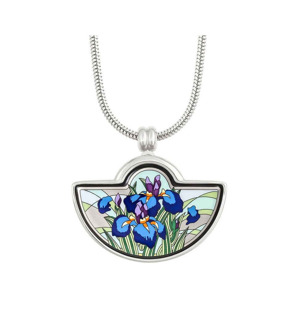 Pendentif Petite Demi Lune & Chaîne Serpentine