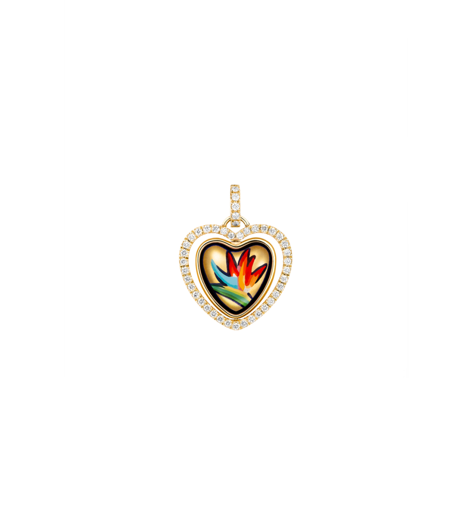 Pendentif Double Sided Heart