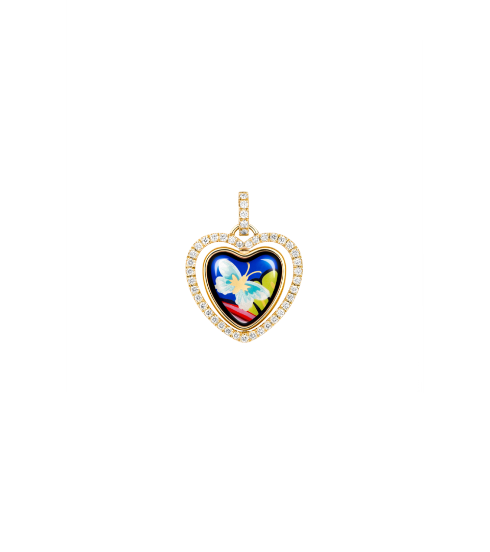 Pendentif Double Sided Heart