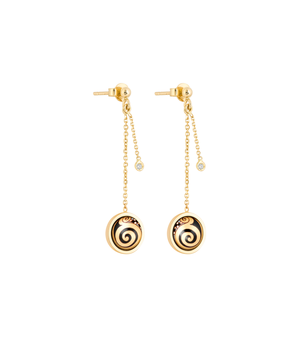 Boucles d''oreilles avec puce Désirée