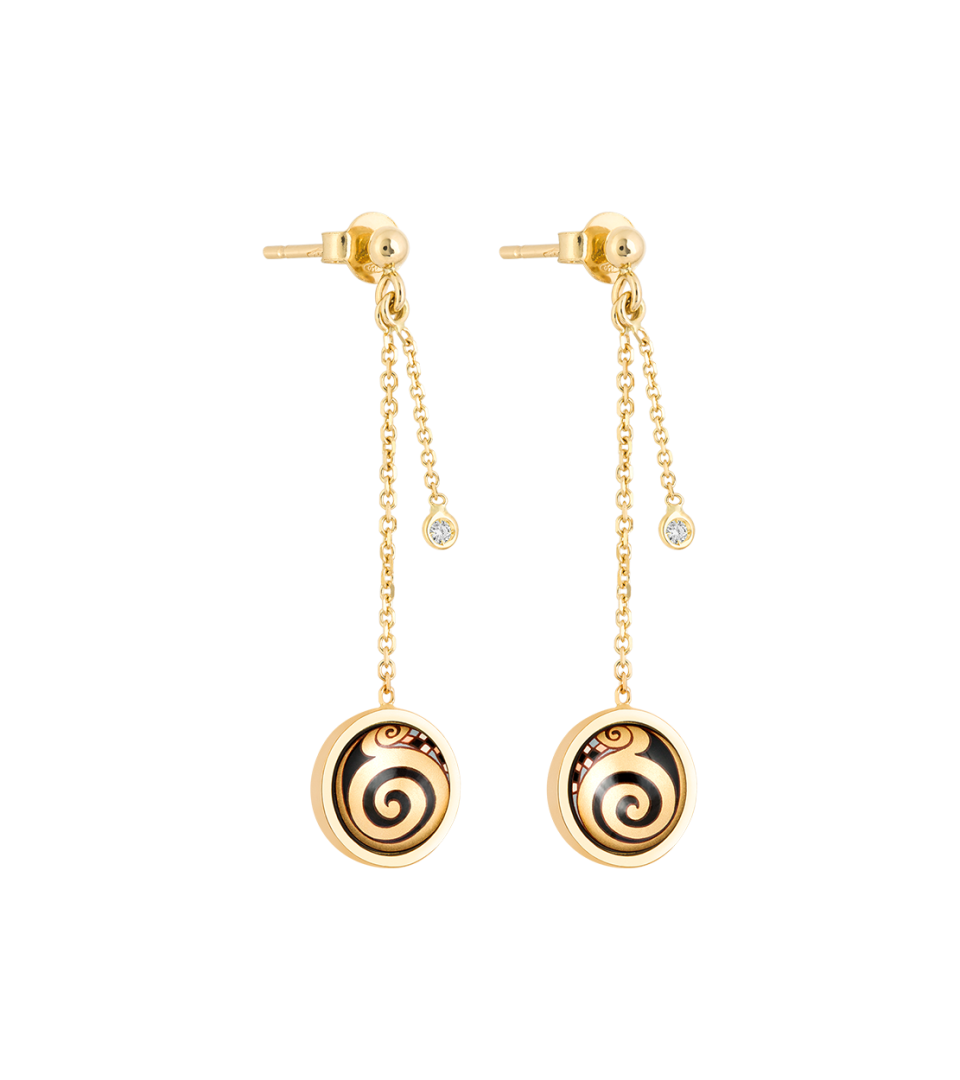 Boucles d''oreilles avec puce Désirée