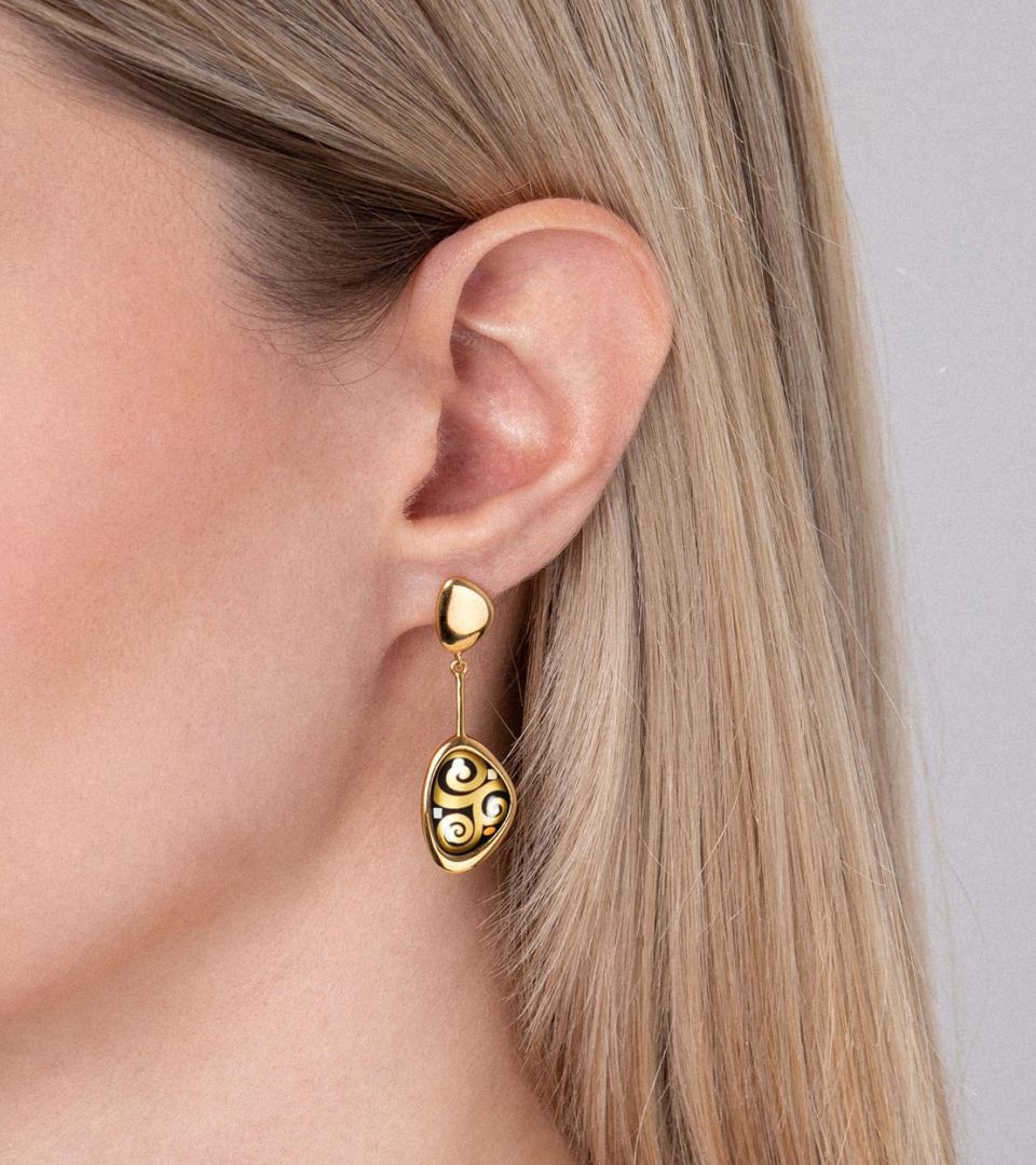 Pebble Drop Earrings