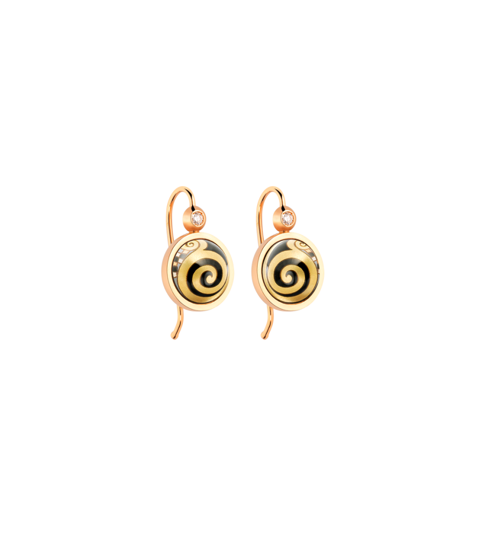 Earrings Cabochon Hanger with Brilliant